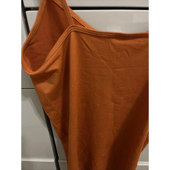 Yahada Cami Tank Top Burnt Orange Size OS - Picture 4 of 4